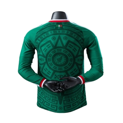 2026 Mexico Home Long-Sleeve Player Version Jerseys 02
