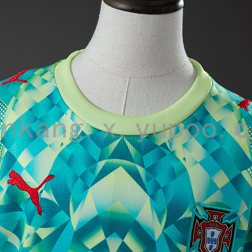2026 Portugal GK-Green Kids Kit Jersey