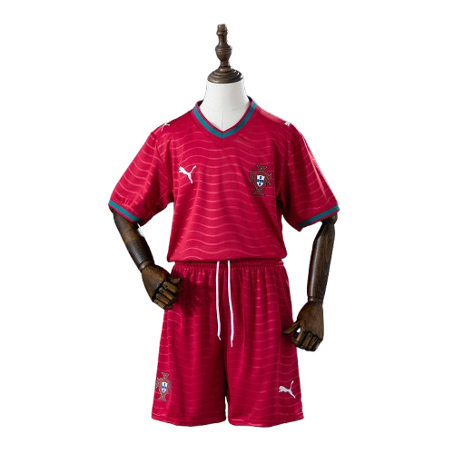 2026 Portugal Home Kids Kit Jersey
