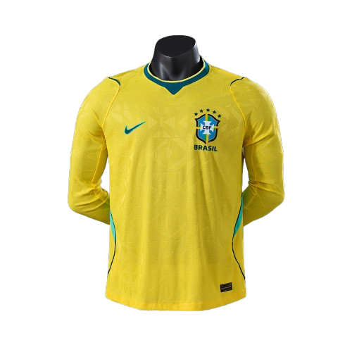 Brazil 2026 Home Player Version Long-Sleeve Jersey