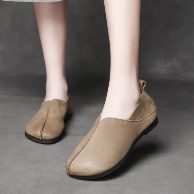 Jishu 24 head layer cow bago retro loafers soft sole shoes 02