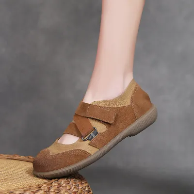 Jishu 24 head layer cow bago flat bottom lazy shoes  01