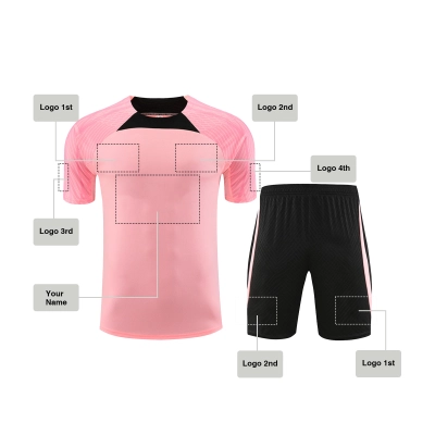 Custom Soccer jersey Football shirt Pink style, sj0012 01