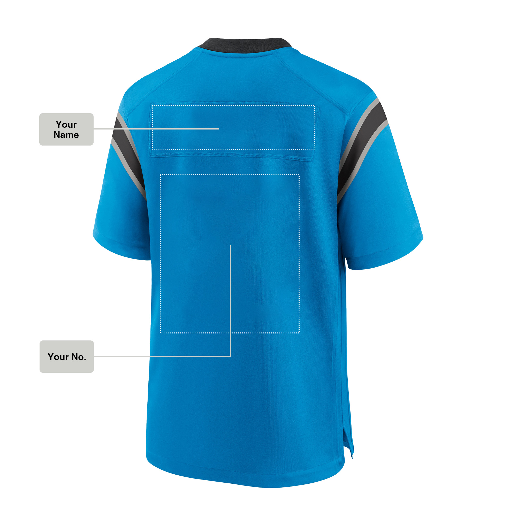 Custom  Rugby Jersey Aqua blue style, 004