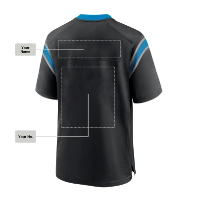 Custom  Rugby Jersey Black style, 003 02
