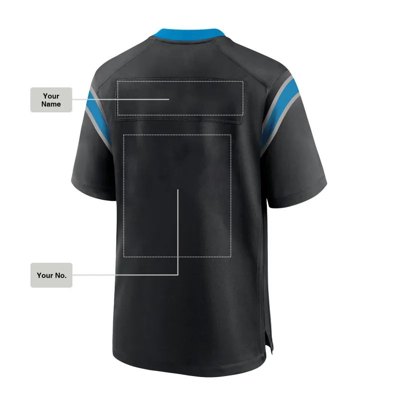 Custom  Rugby Jersey Black style, 003