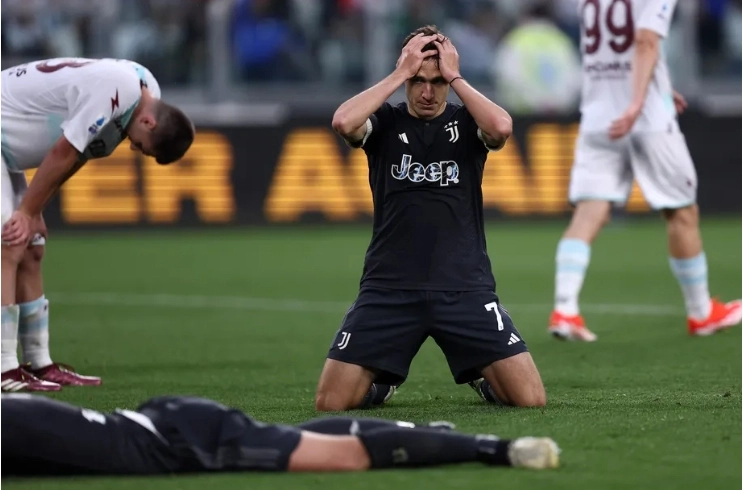 Juventus unable to beat Salernitana, yet still back into Champions League
