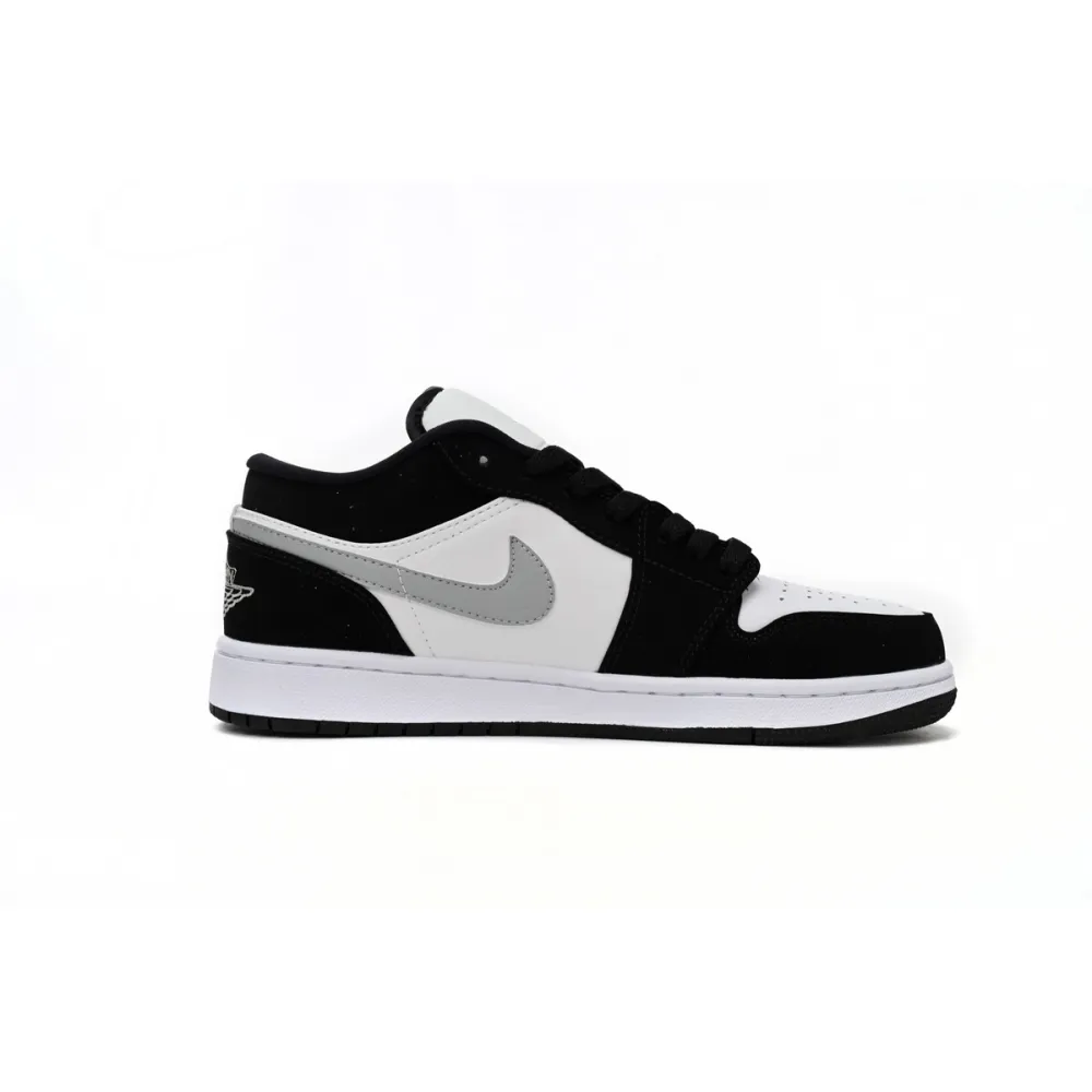 Air Jordan 1 Low Black and White Gray 552780-018 