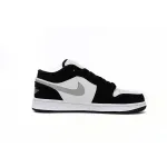 Air Jordan 1 Low Black and White Gray 552780-018 