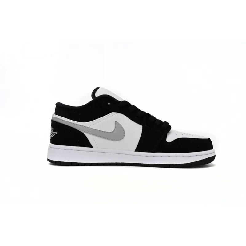 Air Jordan 1 Low Black and White Gray 552780-018 