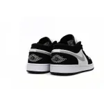 Air Jordan 1 Low Black and White Gray 552780-018 
