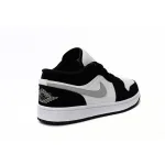 Air Jordan 1 Low Black and White Gray 552780-018 