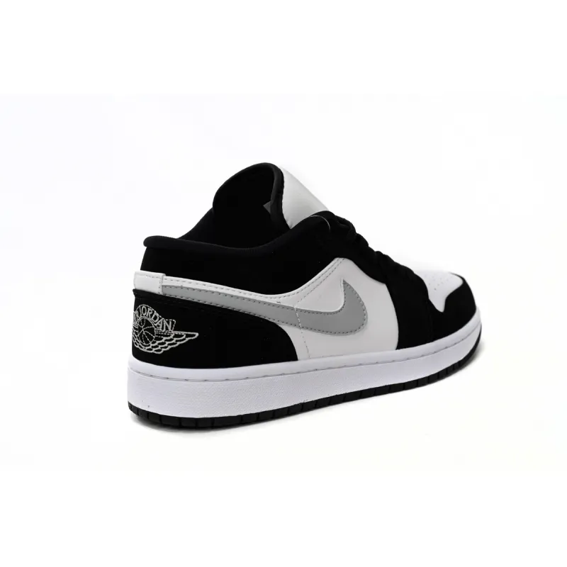 Air Jordan 1 Low Black and White Gray 552780-018 