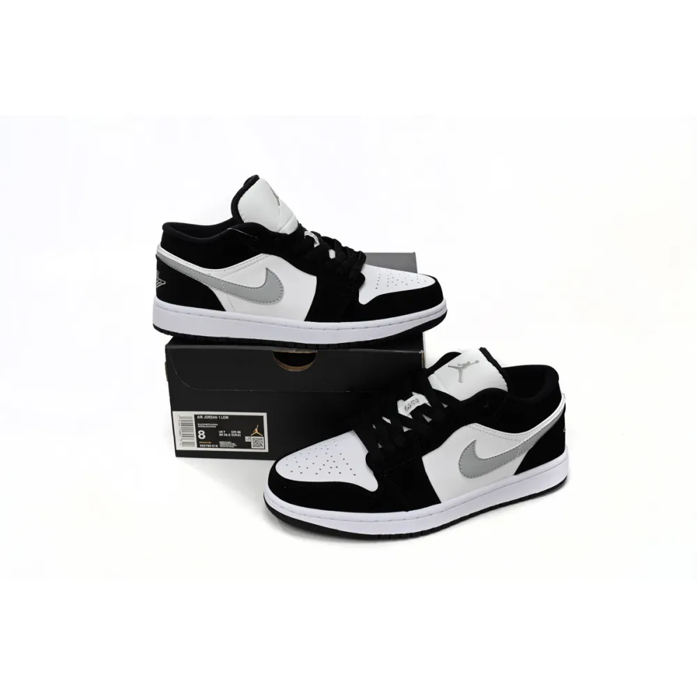 Air Jordan 1 Low Black and White Gray 552780-018 