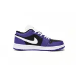 Air Jordan 1 Low Court Purple Black 553558-501