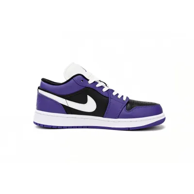 Air Jordan 1 Low Court Purple Black 553558-501 02