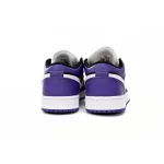 Air Jordan 1 Low Court Purple Black 553558-501