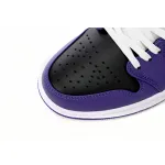 Air Jordan 1 Low Court Purple Black 553558-501