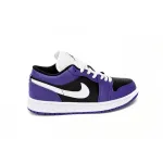 Air Jordan 1 Low Court Purple Black 553558-501