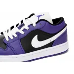 Air Jordan 1 Low Court Purple Black 553558-501