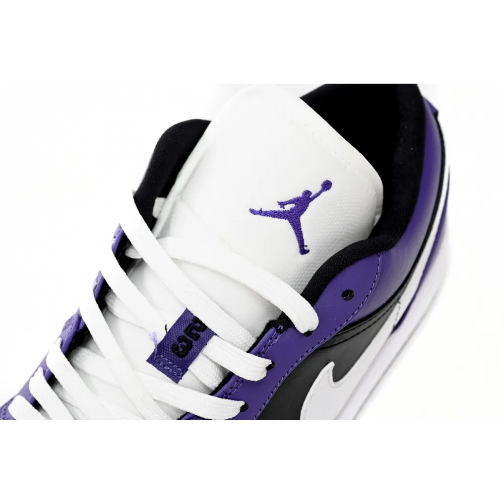 Air Jordan 1 Low Court Purple Black 553558-501