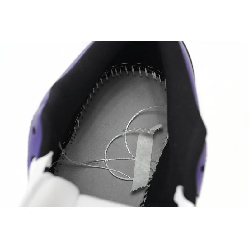 Air Jordan 1 Low Court Purple Black 553558-501