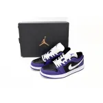 Air Jordan 1 Low Court Purple Black 553558-501
