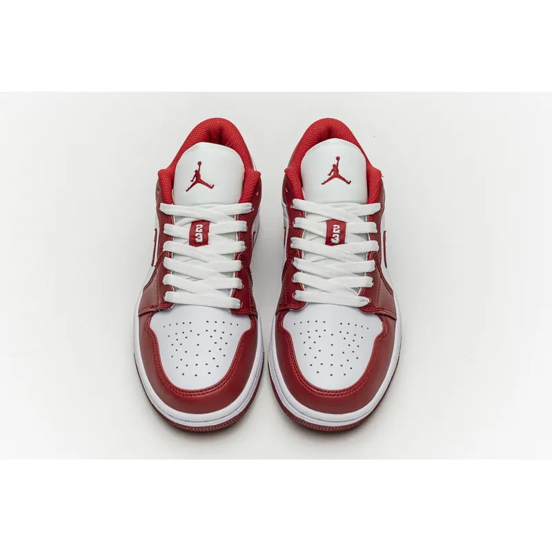 Air Jordan 1 Low Gym Red White 553558-611