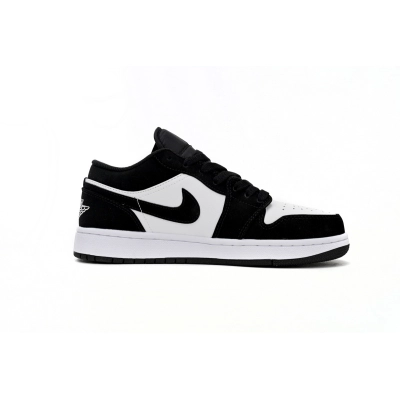 Air Jordan 1 Low New Black and White Panda 553558-001 02