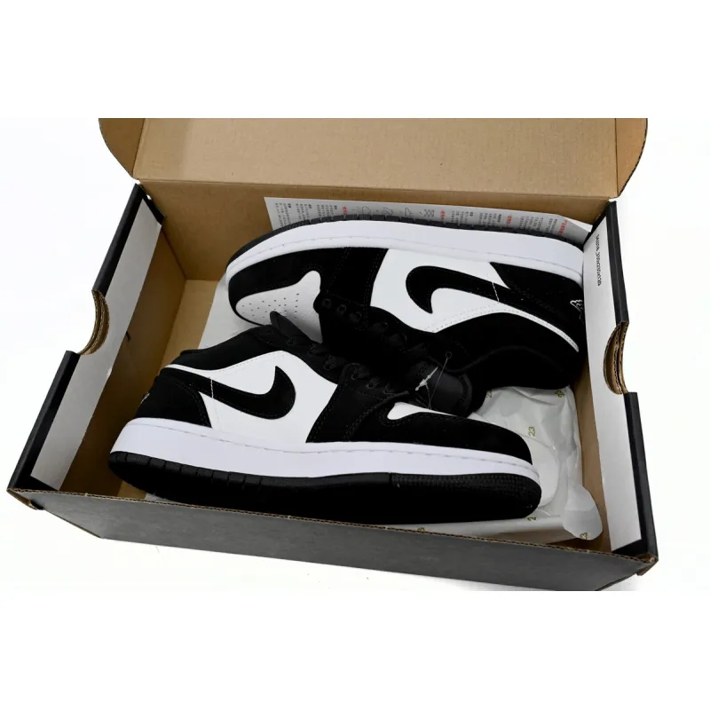 Air Jordan 1 Low New Black and White Panda 553558-001