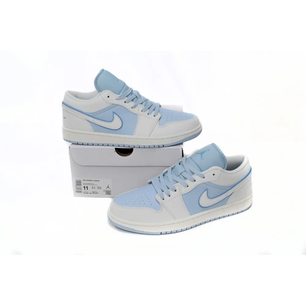 Air Jordan 1 Low SE Reverse Ice Blue (Women's) DV1299-104