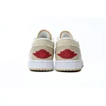 Air Jordan 1 Low SE Sail Rattan University Red FB7168-121