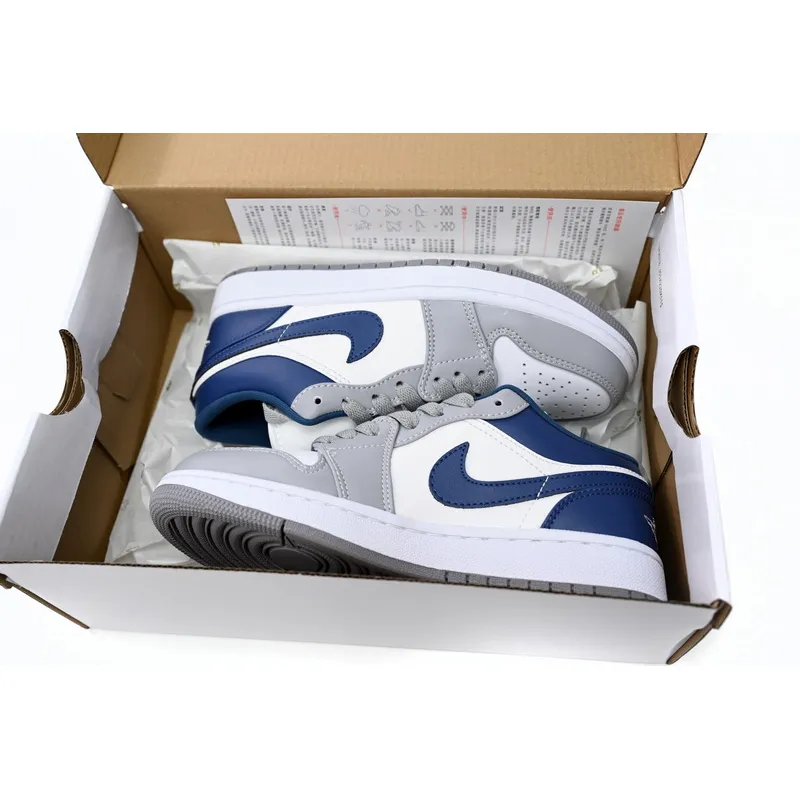 Air Jordan 1 Low Stealth French Blue (Women's) DC0774-042