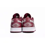 Air Jordan 1 Low White Bordeaux 553558-615