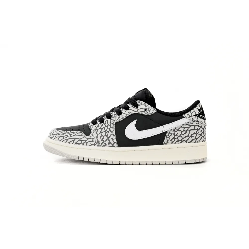 Air Jordan 1 Retro Low OG Black Cement (GS) CZ0858-001