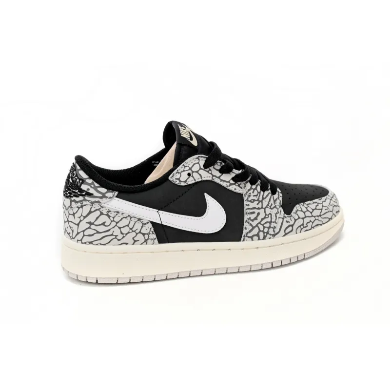 Air Jordan 1 Retro Low OG Black Cement (GS) CZ0858-001