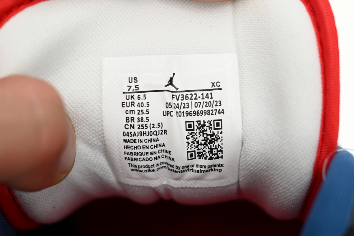  Air Jordan 1 Low SE "Black/Industrial Blue  FV3622-141