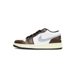  Air Jordan 1 Low SE GS 'Mocha Blue Grey'  FQ8156-142 