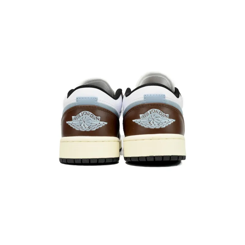  Air Jordan 1 Low SE GS 'Mocha Blue Grey'  FQ8156-142 