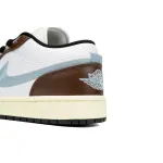  Air Jordan 1 Low SE GS 'Mocha Blue Grey'  FQ8156-142 