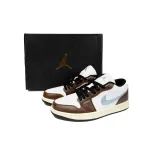  Air Jordan 1 Low SE GS 'Mocha Blue Grey'  FQ8156-142 