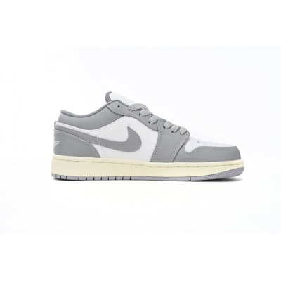  Air Jordan 1 Low Vintage Grey (GS) 553560-053 02