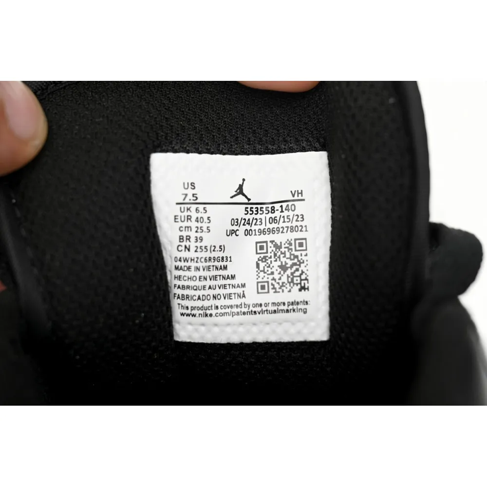 Air Jordan 1 Low Alternate Royal Toe  553558-140 