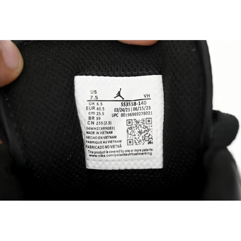 Air Jordan 1 Low Alternate Royal Toe  553558-140 