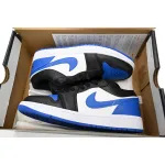 Air Jordan 1 Low Alternate Royal Toe  553558-140 
