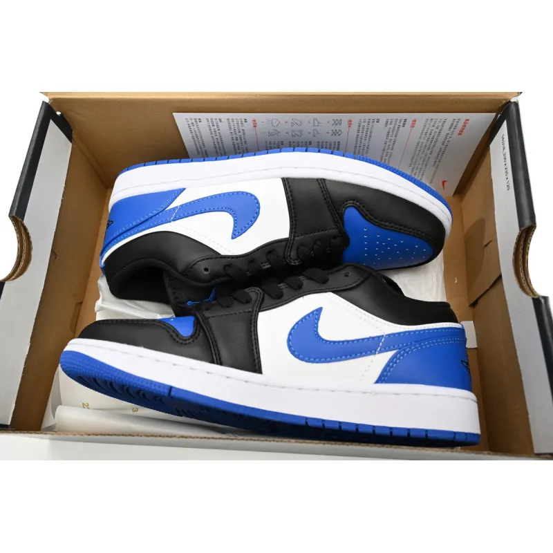 Air Jordan 1 Low Alternate Royal Toe  553558-140 