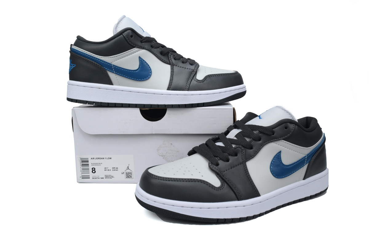 Air Jordan 1 Low Anthracite Industrial Blue (Women's) DC0774-040