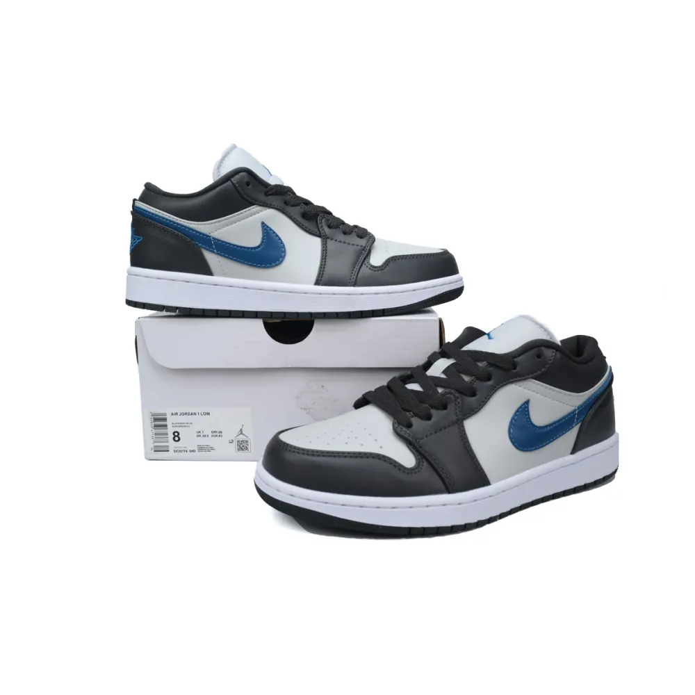 Air Jordan 1 Low Anthracite Industrial Blue (Women's) DC0774-040