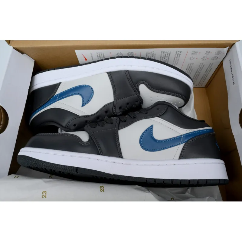 Air Jordan 1 Low Anthracite Industrial Blue (Women's) DC0774-040