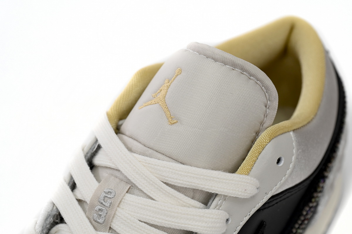 Air Jordan 1 Low Beaded Swoosh  DV1762-001